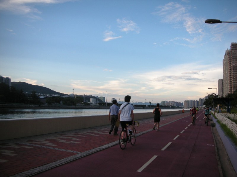 Compare with running, bike riding may go farther and faster.
